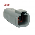 Deutsch DTP04-40, 4 CCT, Male Connector Body