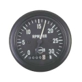 Electronic Tachometer with Hourmeter Kit, 3 3/8 0-3000 rpm