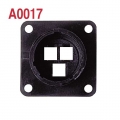 AMP 206036-2, 3 CCT, Male Connector Body