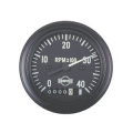 Electronic Tachometer with Hourmeter Kit, 3 3/8 0-4000 rpm